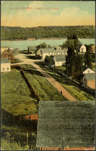 A side street, Gore Bay, Ontario