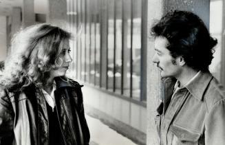 Broken-hearted parents: Wendy Knighton and Adrian Cook confer outside a coroner's court