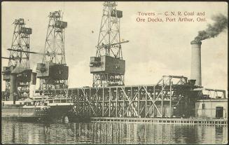 Towers-C.N.R. Coal and Ore Docks, Port Arthur, Ont.