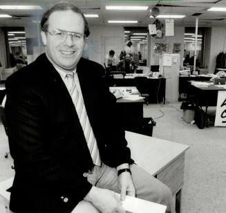 Backroom dealing: Campaign managers, fron left, Paul Weed (Dennis Timbrell), John Laschinger (larry Grossman), Norm Atkins (Roy McMurtry) and Hugh Segal (a senior Grossman adviser) have probably made their deals for today's voting