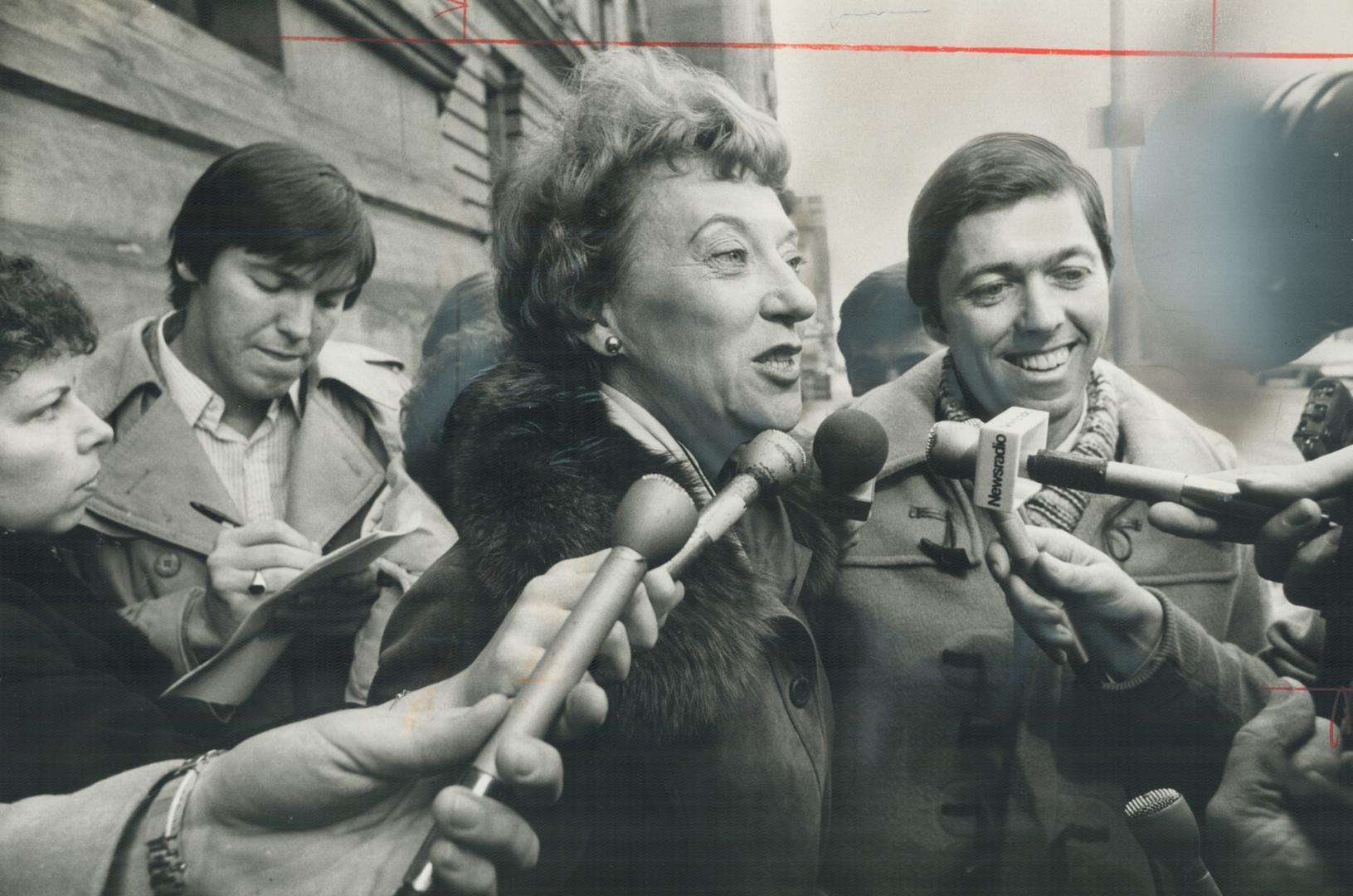 Stiff upper lip: The two MacDonalds - Flora and David - walked arm in arm to their last cabinet meeting