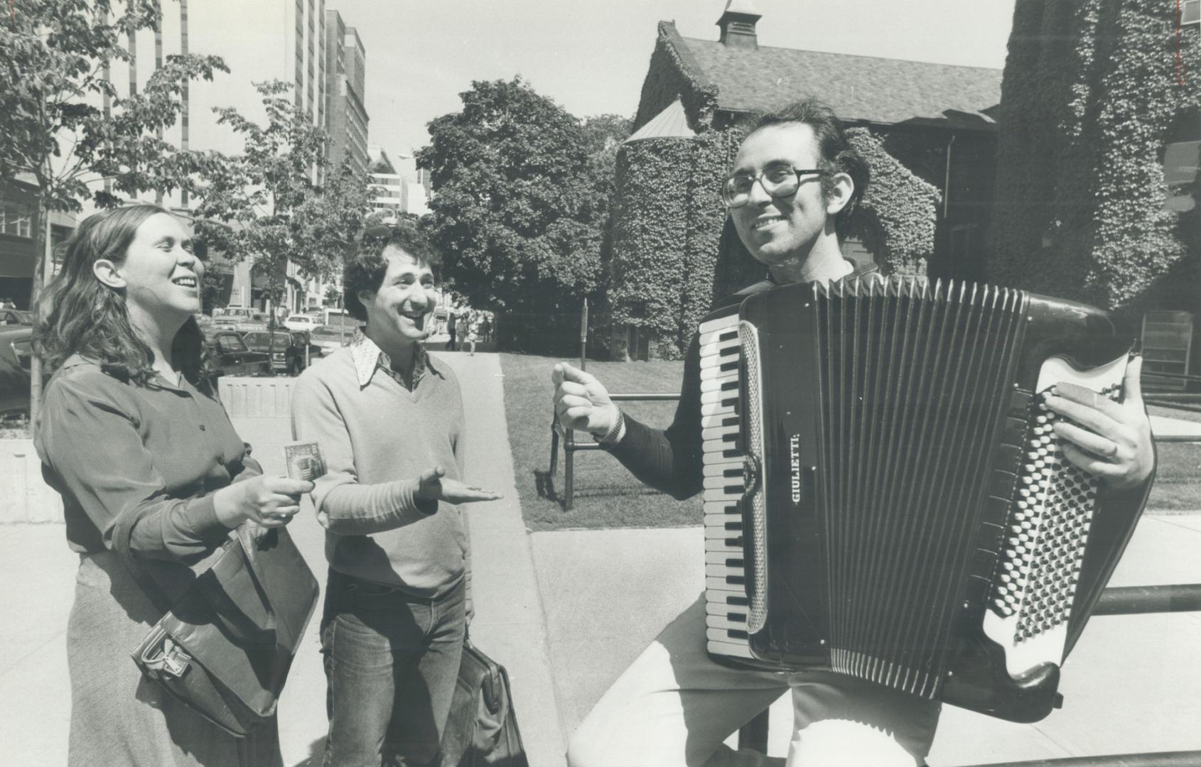 No joke to Joe: Joe Macerollo admits the accordion is an un-hip instrument, but he's personally trying to bring it out of the closet and into the classical music halls