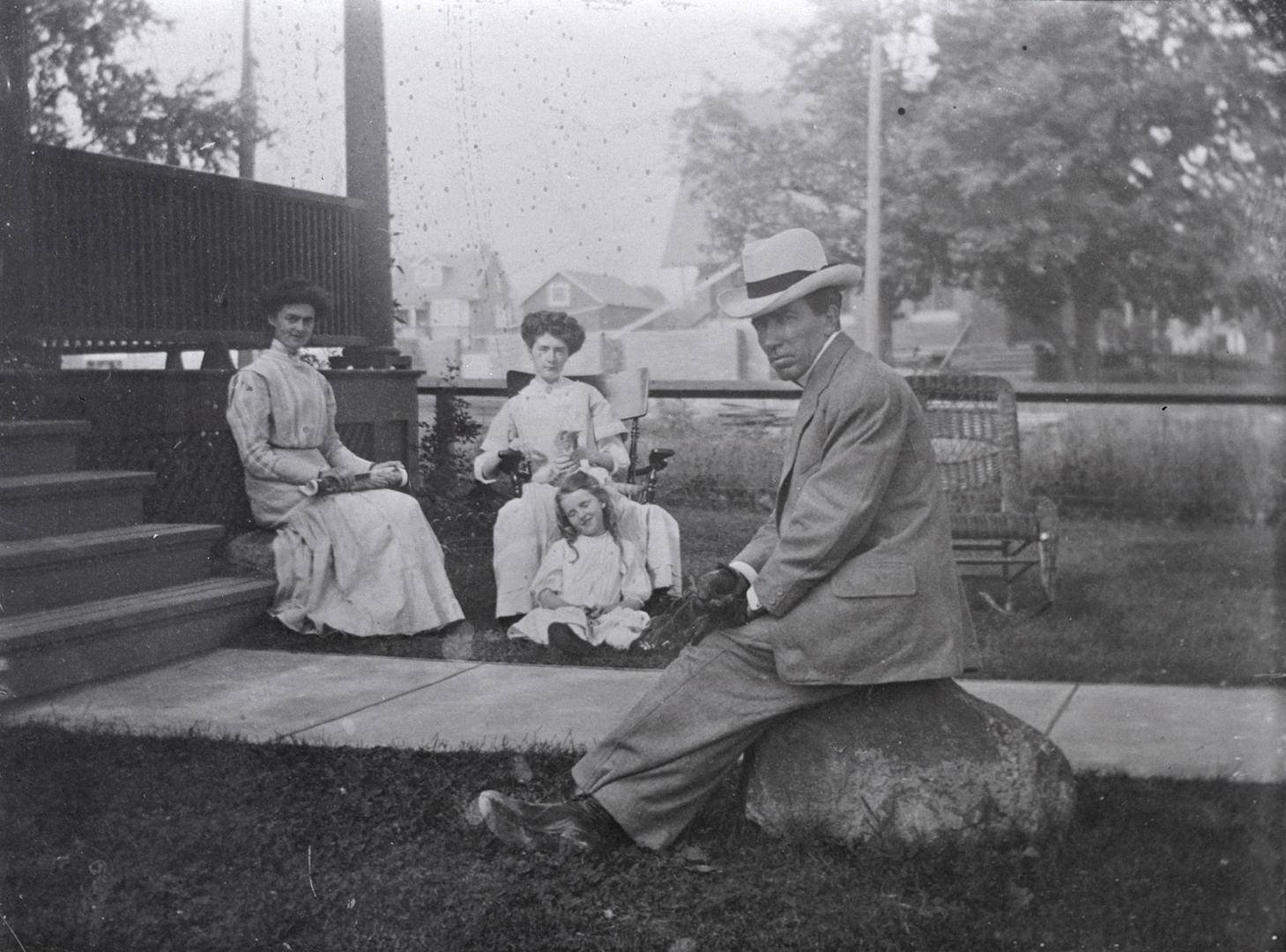 Corrigan, William James, house, St. Clair Ave. W., north side, west of Vaughan Rd.; looking east. Toronto, Ont.