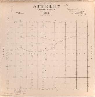 Plan of the township of Appleby Nipissing District