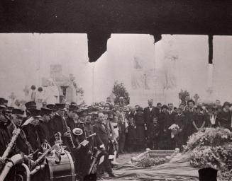  Funeral of Josephine (Maiorana) Puccini (Mrs. Abramo Puccini), Mount Hope Cemetery, end of Ers…