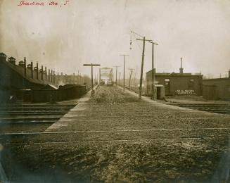 Spadina Ave., looking north from about present Lakeshore Blvd. W., Toronto, Ont.