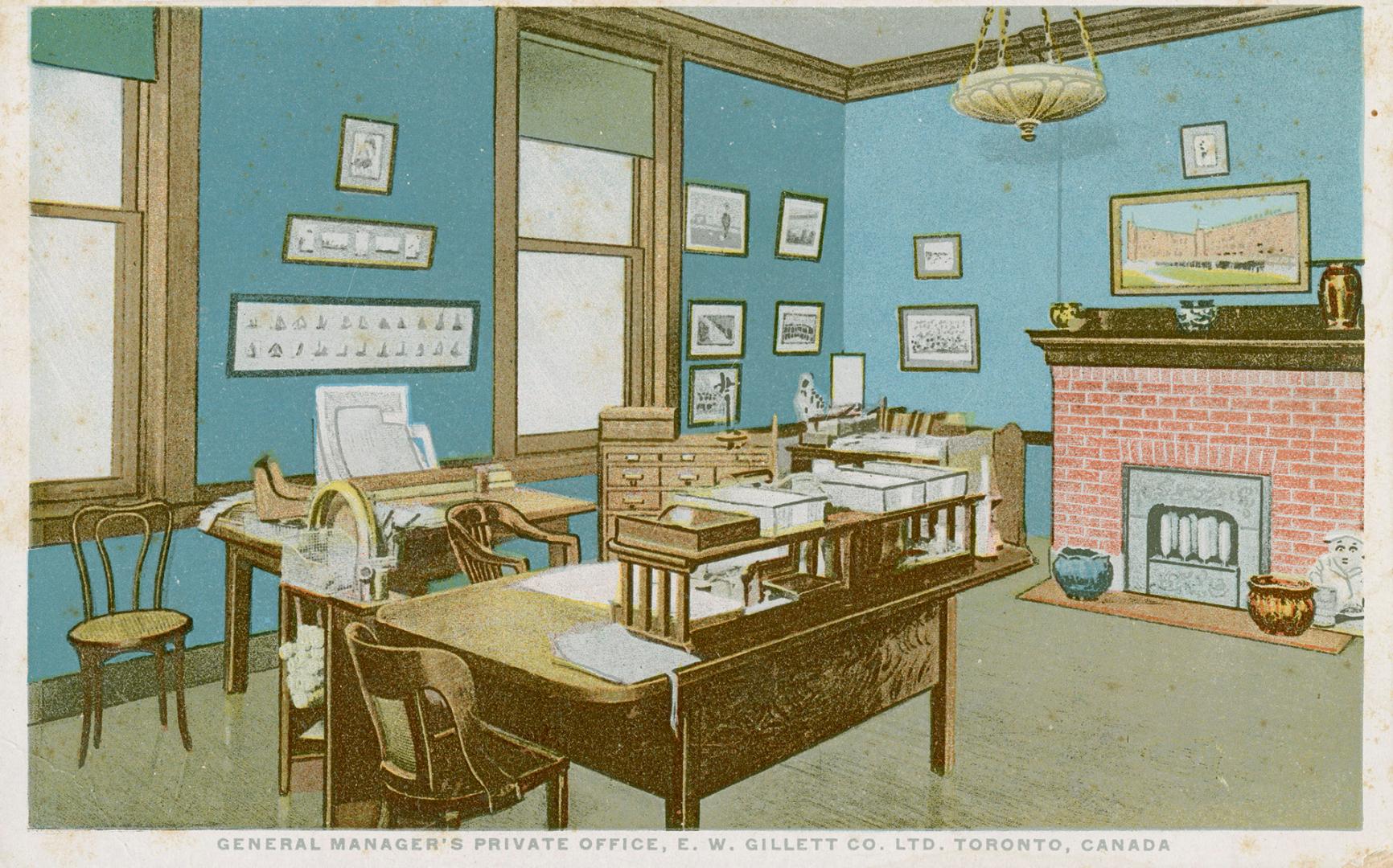 General Manager's Private Office, E. W. Gillett Co. Ltd. Toronto, Canada