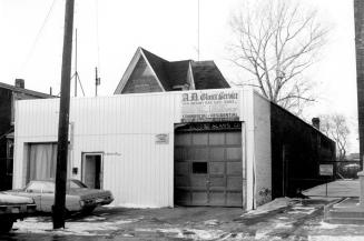 A.D. Glass Service, Hallam Street, north side, between Westmoreland Avenue and  Salem Avenue, Toronto, Ont.