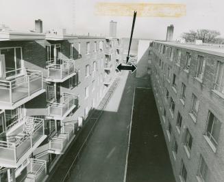 Two low-rise buildings in Mimico, Ont.