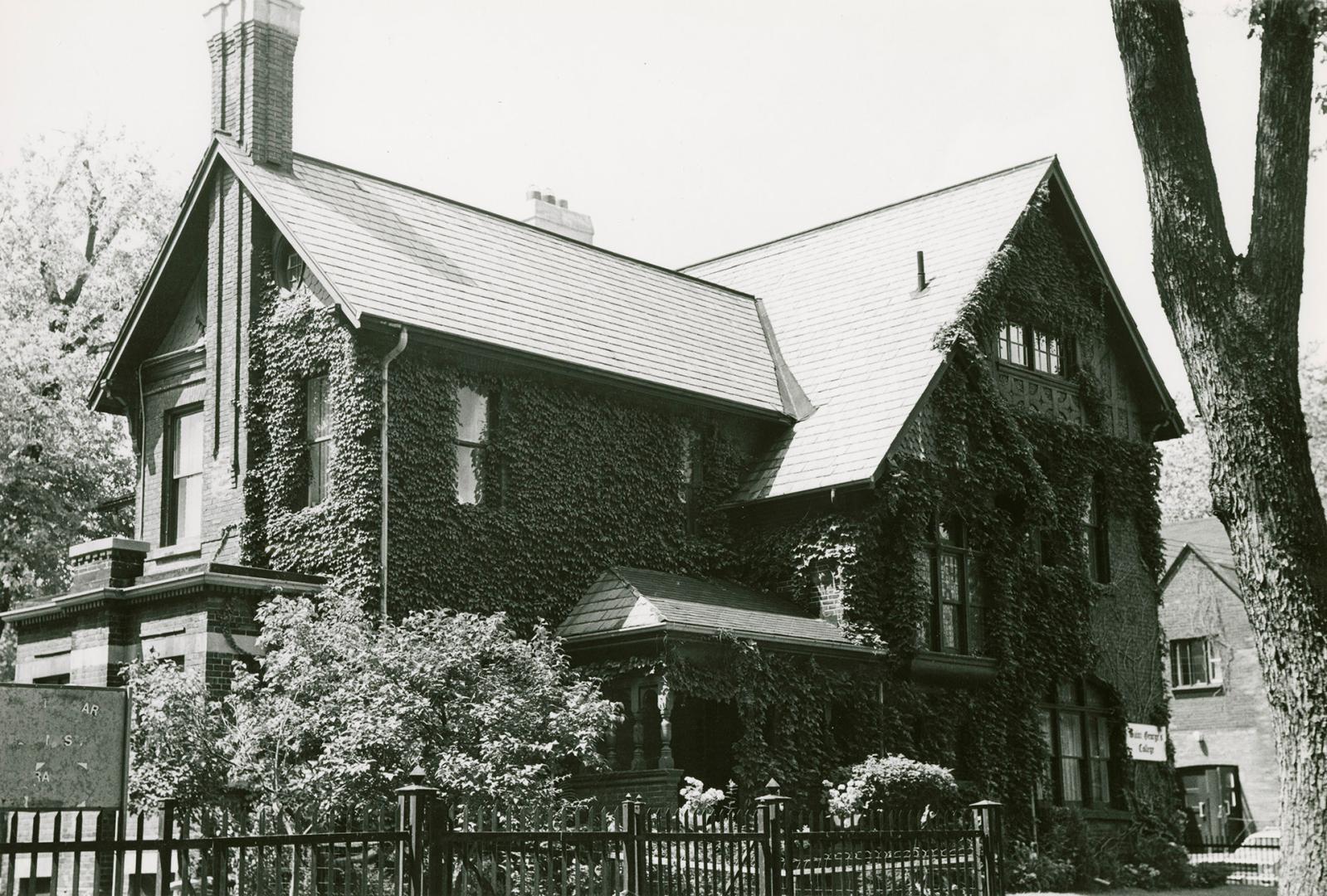 Royal St. George's College, Howland Avenue, west side, between Barton Avenue and Wells Street, Toronto, Ontario.