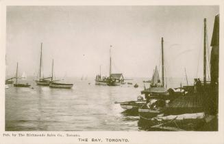 Image shows a number of boats on the lake.