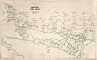 Plan of part of the north shore of Lake Huron shewing the subdivision of the new townships