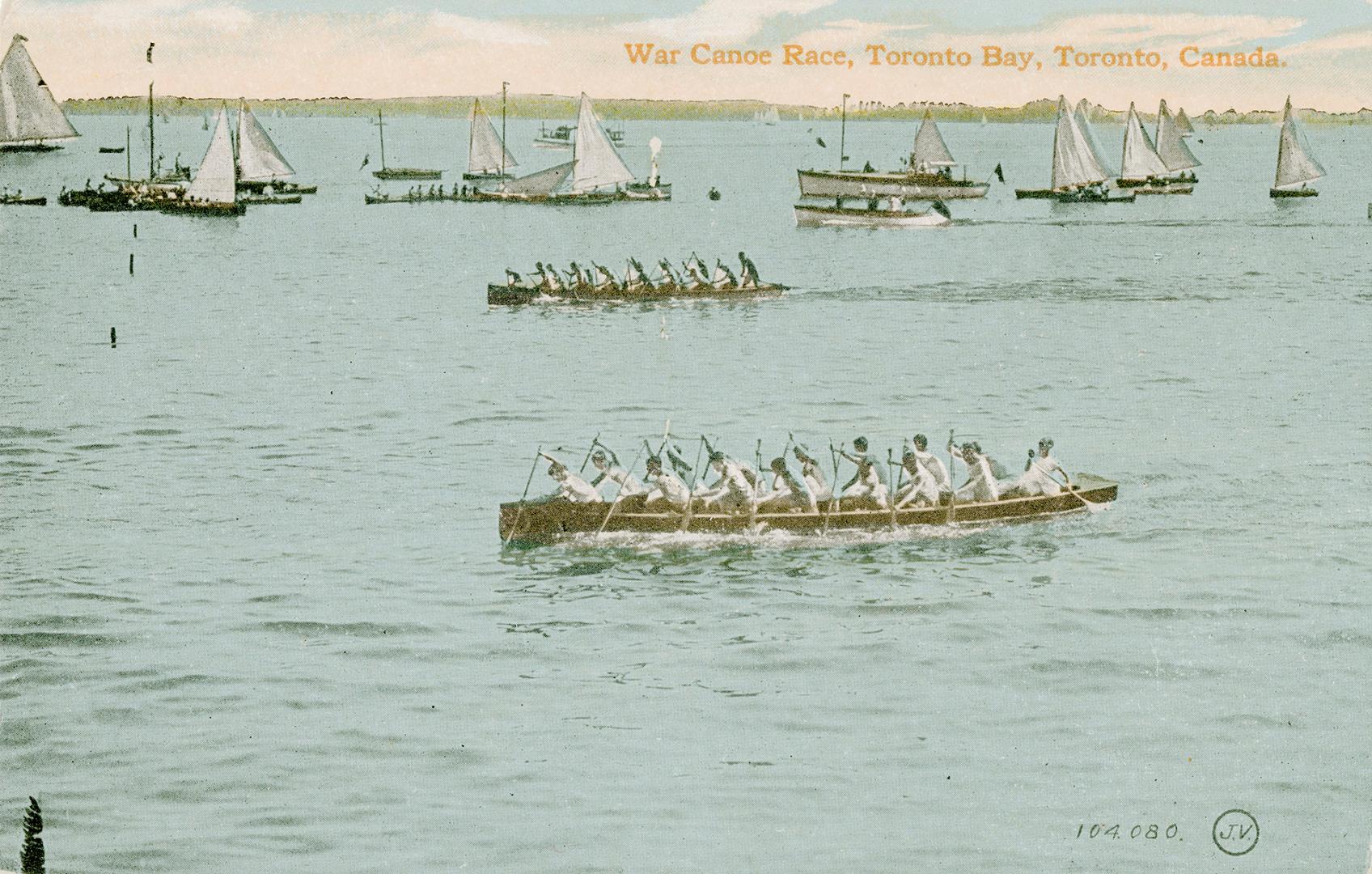 Image shows a number of boats on the lake.