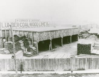 McCormack & Jackson's fuel business, Keele Street, northwest corner of Vine Street, Toronto, Ontario.