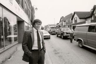 Bank manager Michael Wolfer. Acton, Ontario