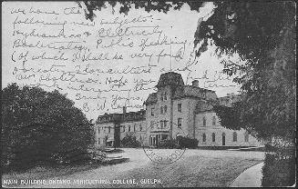 Main Building, Ontario Agricultural College, Guelph, Ontario