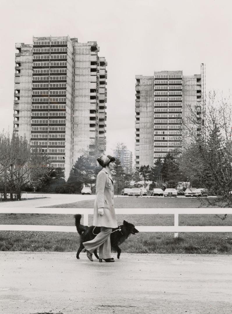 Two apartment towers of Chelmsford Spa. Agincourt, Ontario