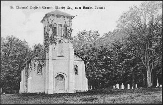 St. Thomas' English Church, Shanty Bay, near Barrie, Canada