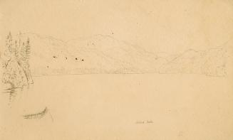 Sixth lake [Lac Gagné?], Labrador Peninsula expedition, 1861