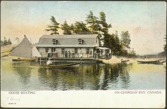 House boating on Georgian Bay, Canada