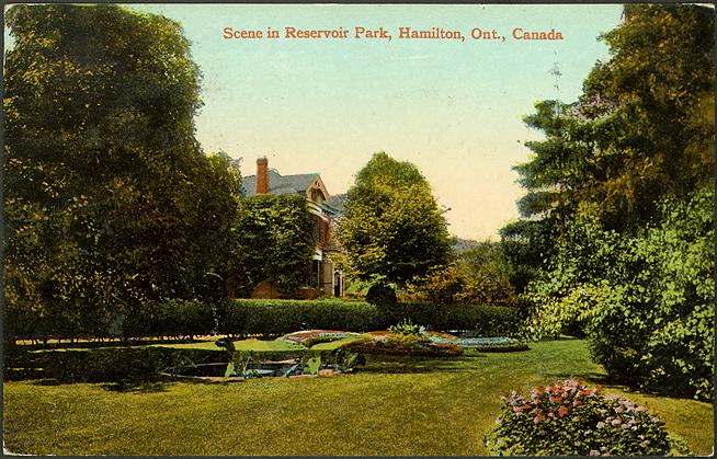 Scene in Reservoir Park, Hamilton, Ontario, Canada