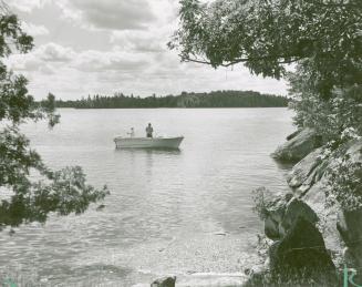 Fishing on the Muskoka Lakes, Ont.