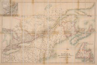 New map of Canada, New Brunswick, Nova Scotia &c.