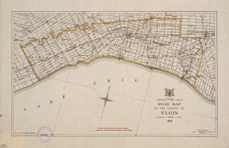 Road map of the County of Elgin