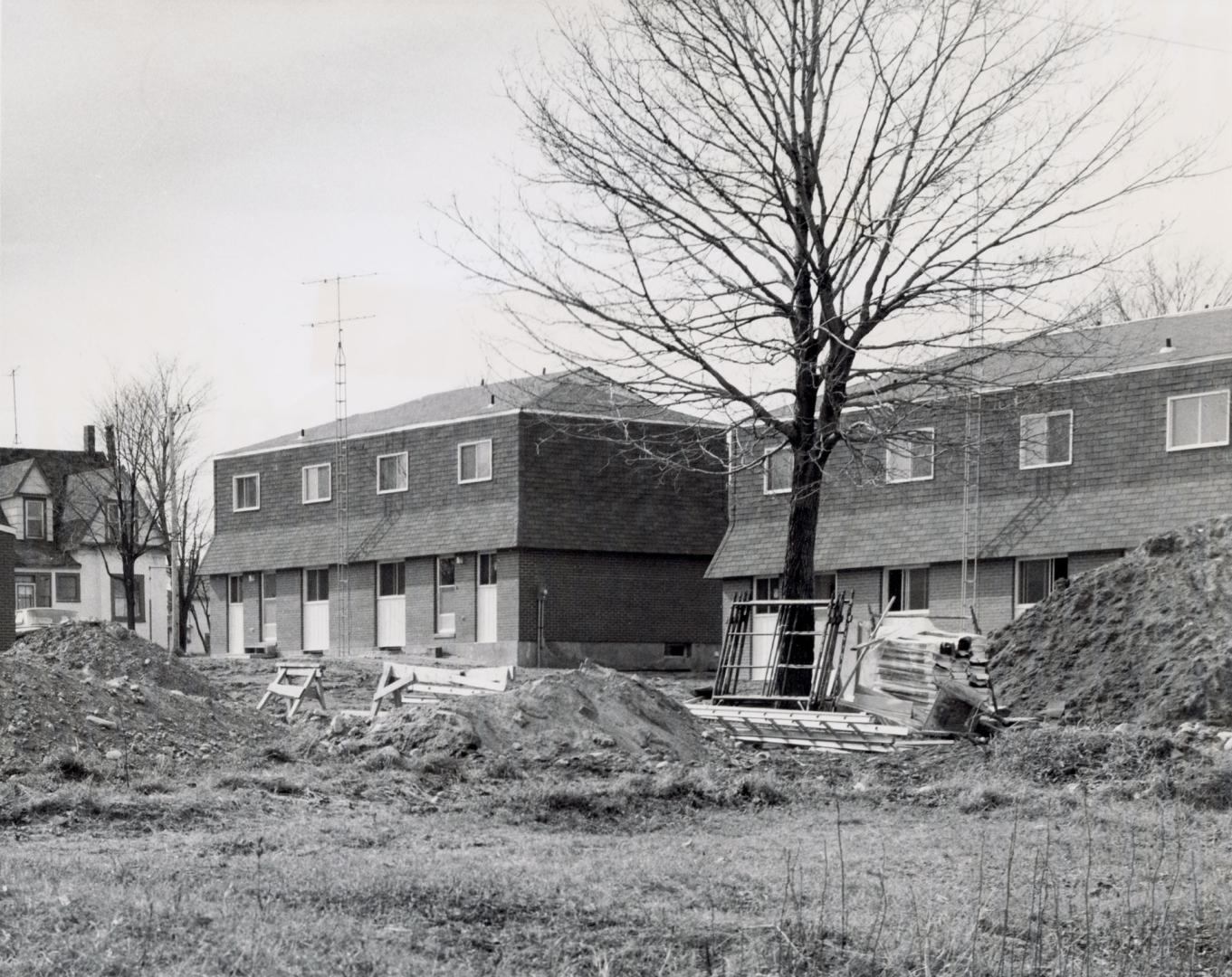 Apartments left unfinished. Blind River, Ontario