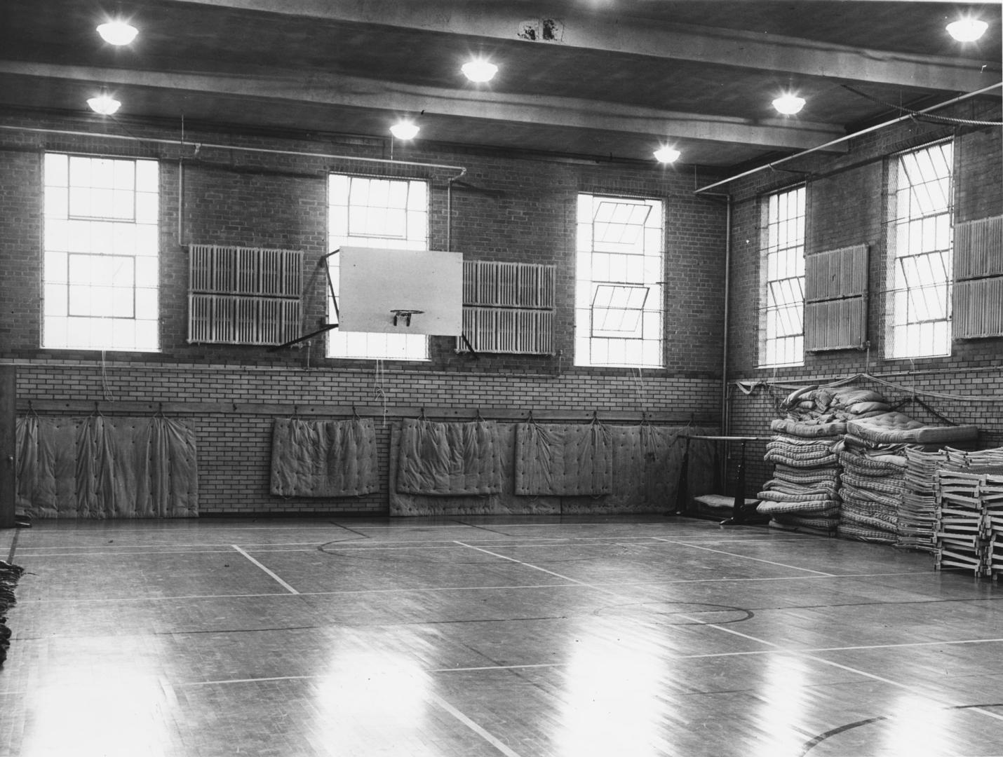 Gymnasium of Pine Ridge Boys School, Bowmanville, Ontario