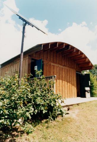 Public bathrooms at Boyd Conservation Area.  Vaughan, Ontario