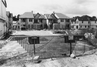 Unfinished Riveredge Estates in Bracebridge. Ontario