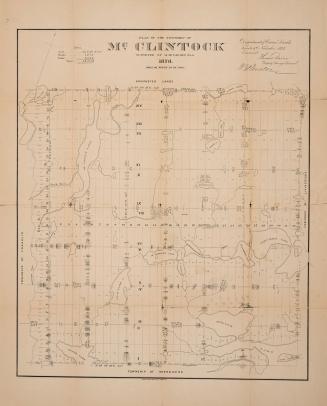 Plan of the township of McClintock