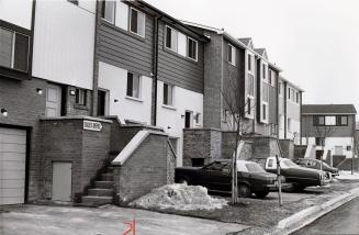 Northcliffe Gardens condominium townhouses.  Bramalea, Ontario