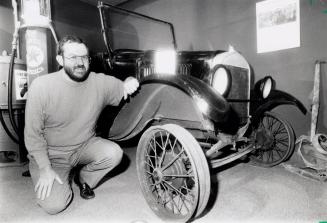 Curator Bill Barber at Region of Peel Museum. Brampton, Ontario