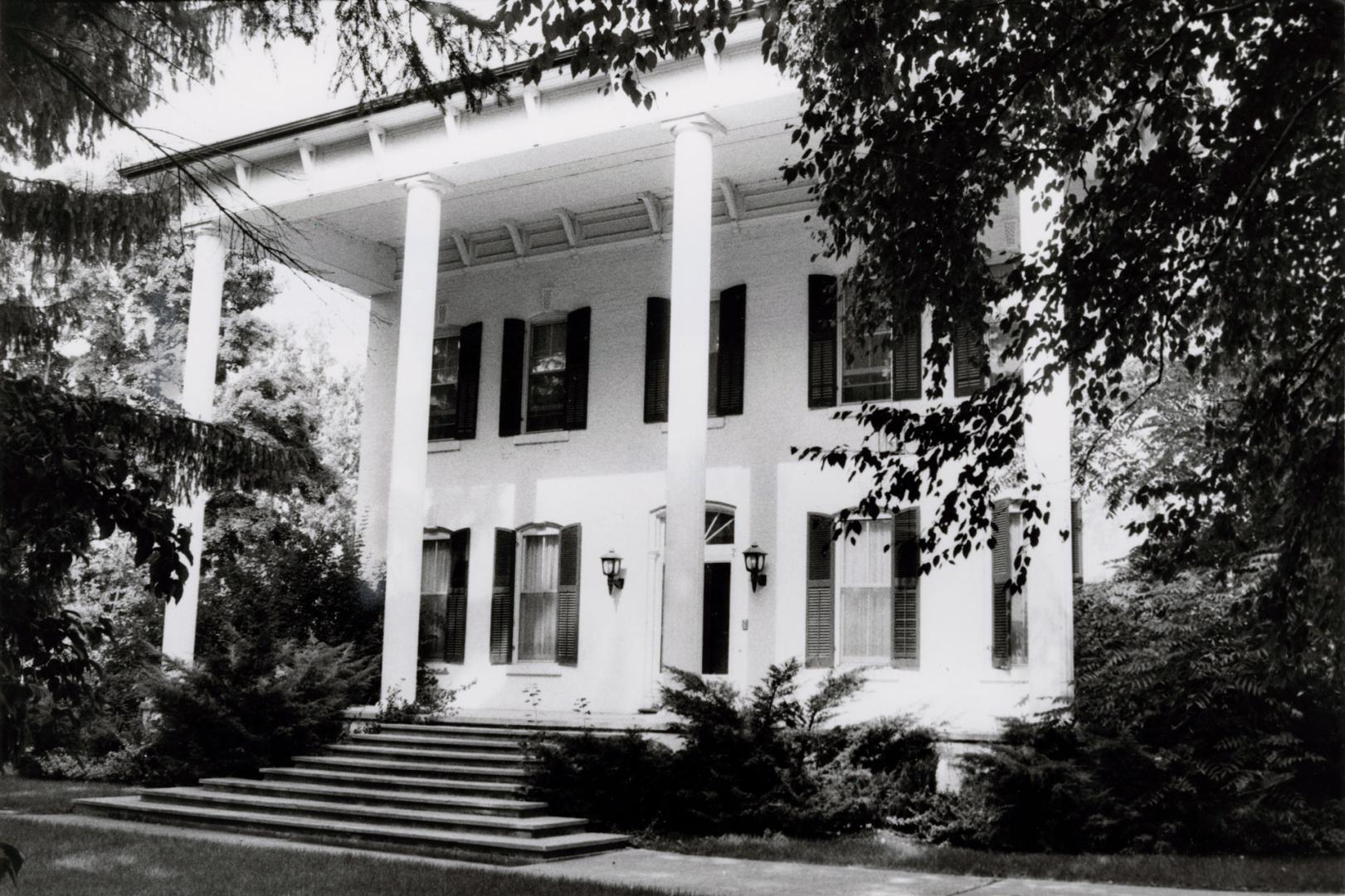 The Horvat home at Second Line West and Derry Road, built by Gooderham and Worts Distillers. Mississauga, Ontario