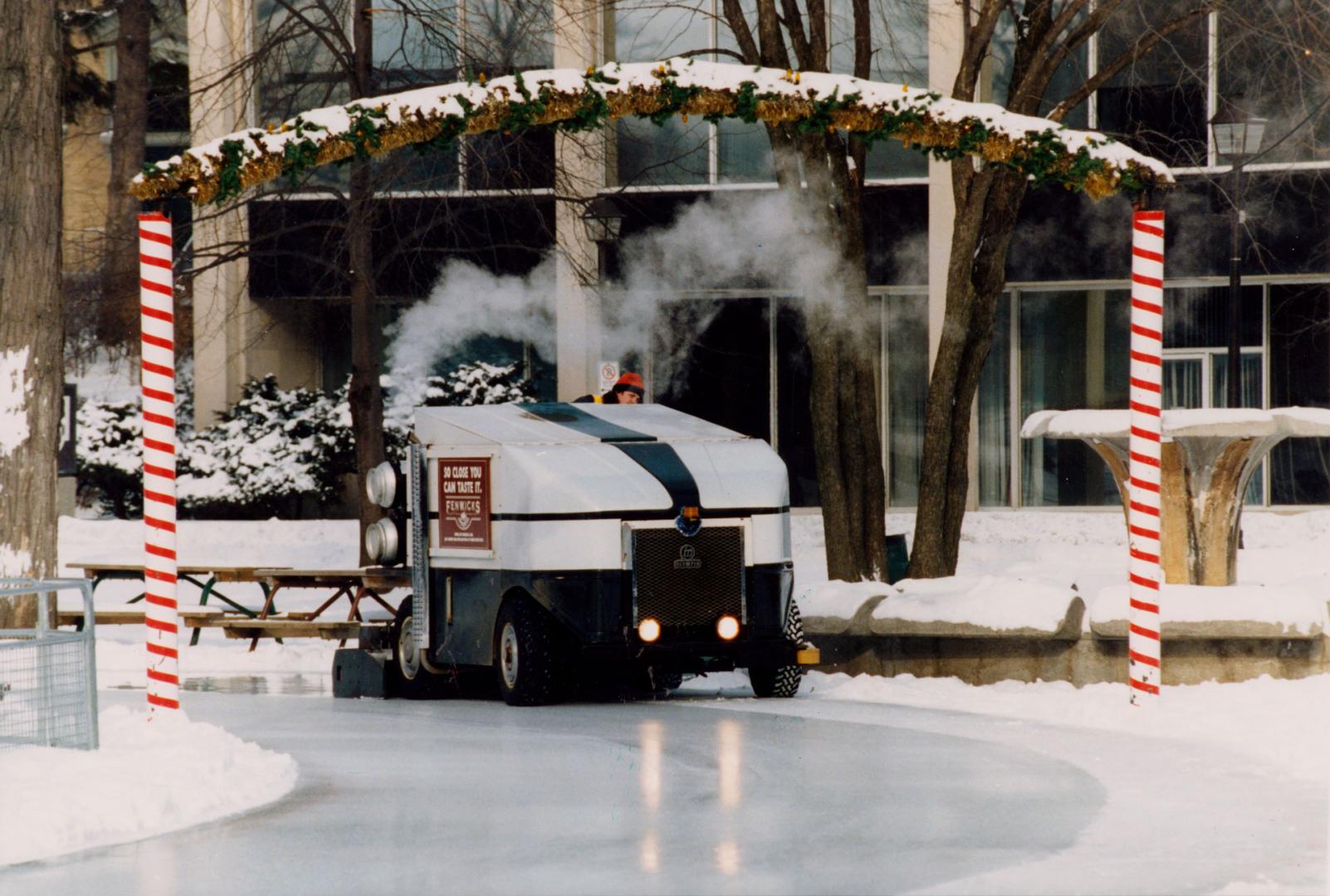 Ice resurfacer at Gage Park. Brampton, Ontario