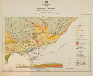 Map of Toronto and vicinity