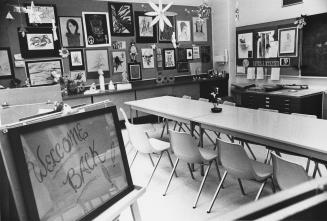 Arts and crafts room at the Vanier Centre for Women. Milton, Ontario