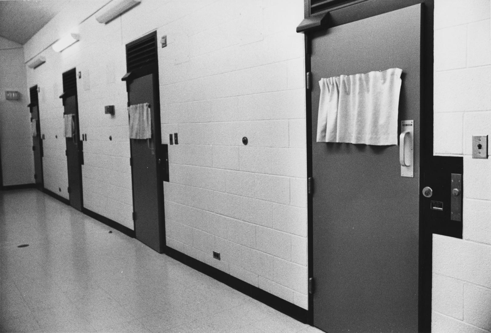 Cells in cottage at the Vanier Centre for Women. Milton, Ontario