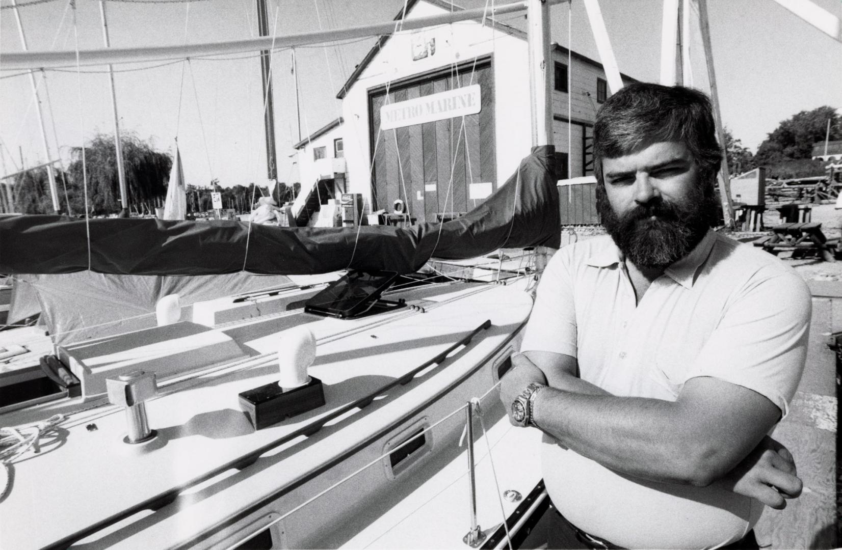 Marina manager Rob McLean, Bronte Harbour. Bronte, Ontario