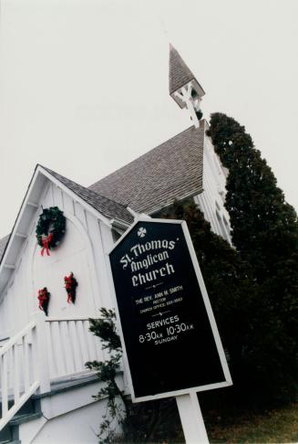 St. Thomas Anglican Church. Brooklin, Ontario