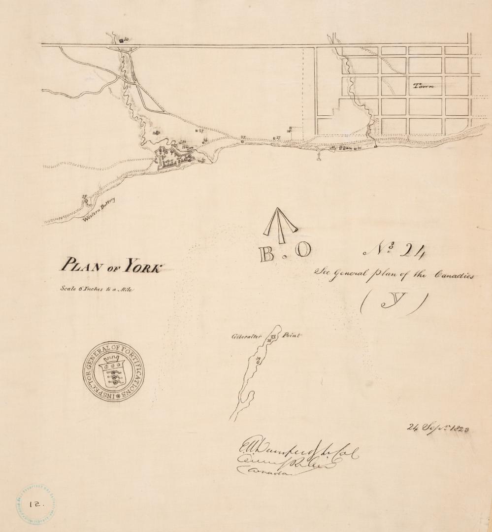 (1823) Plan of York