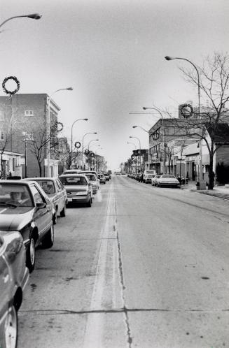 A view of Brant street in downtown Burlington, Ontario