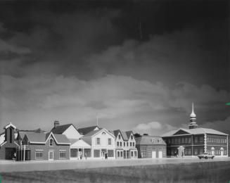 Model of Village Square. Burlington, Ontario