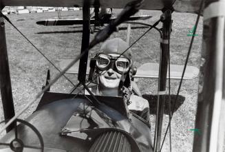 Bob Brown in the World War I SE5A, which is part of the Great War Flying Museum in Caledon, Ontario