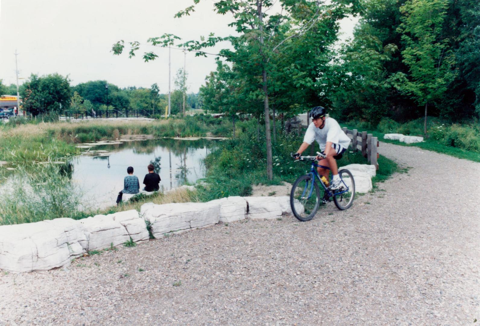 Mike Bayliss on the Caledon Trailway. Caledon, Ontario