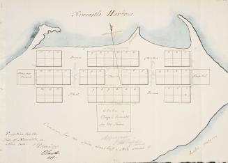 Projection for the town of Newcastle in acre lots