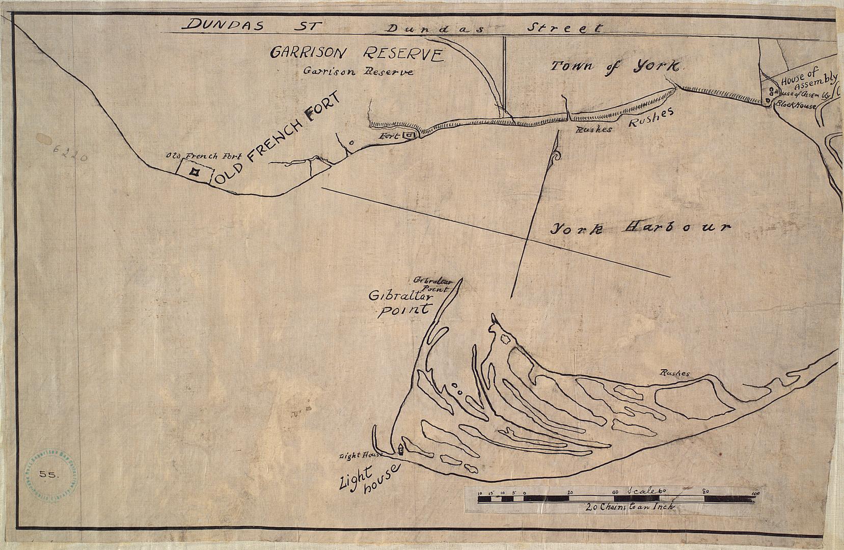 (1816) Garrison reserve and Town of York 