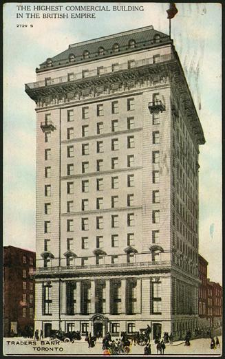 Highest Commercial Building in the British Empire, Traders Bank, Toronto